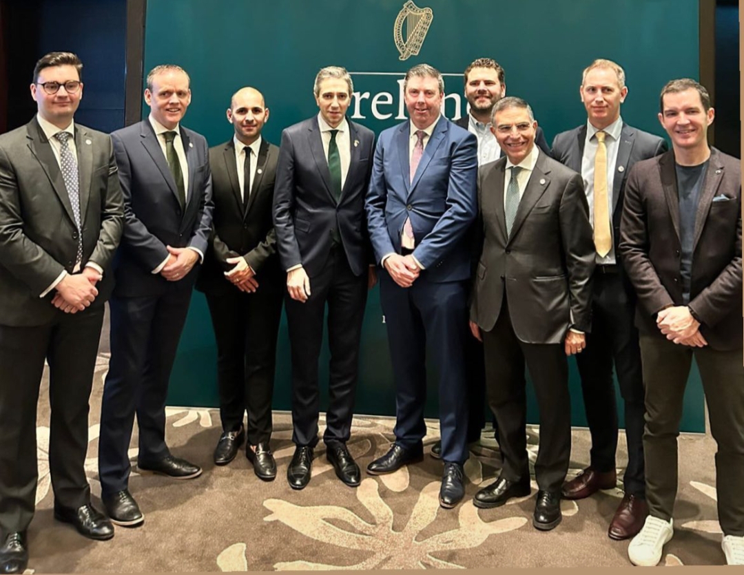 ATC Director Colm O' Byrne with Simon Harris and other members of the mission to South Korea